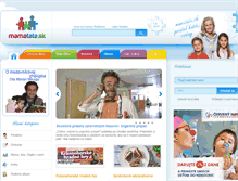 Tablet Screenshot of mamatata.sk